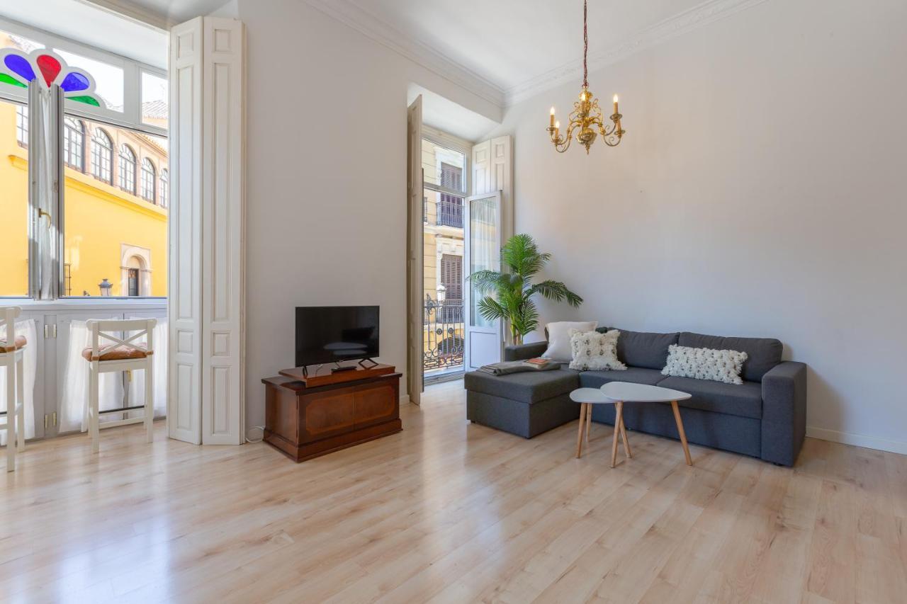 Luminoso Apartamento De Dos Habitaciones Con Vistas A Las Catedral Màlaga Exteriér fotografie